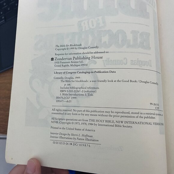 The Bible for Blockheads by Douglas Connelly Book Bible Religion - Picture 2 of 4